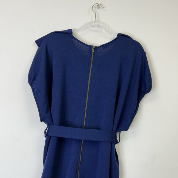 Stella McCartney Wool Sweater Dress Womens Size 40 US Small 4-6 Navy Slouchy - Picture 8 of 14